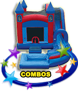 Combo Bounce House Water Slide Party Rentals